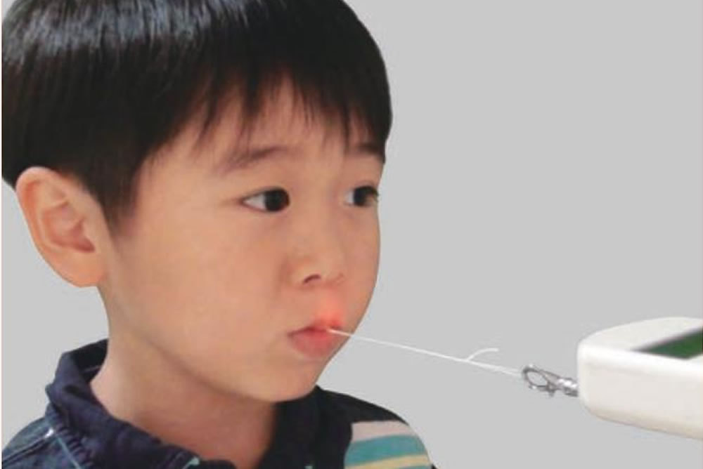 口唇閉鎖力測定の手順