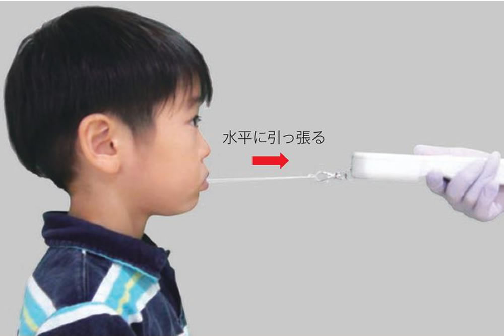 口唇閉鎖力測定の手順